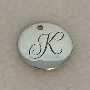 Tiffany Initial Pendant “K”